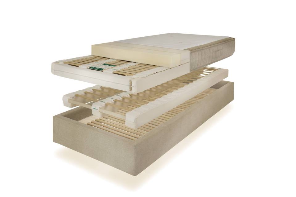 Woodspring ein Boxspring Bett aus natürlichen Materialien Woodspring ein Boxspring Bett aus natürlichen Materialien