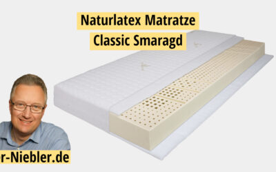 Naturlatex Matratze Classic Smaragd