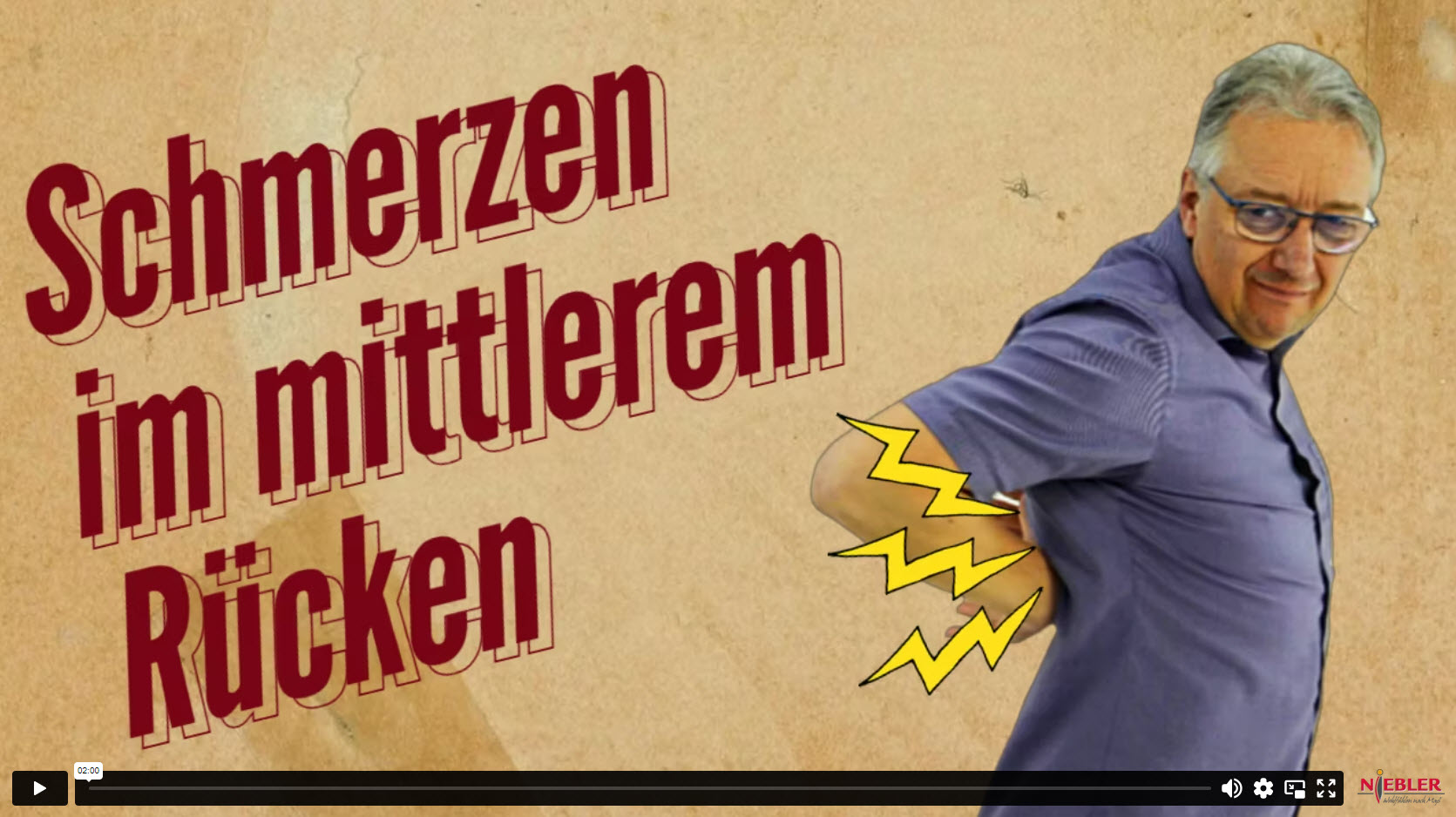 Schmerzen im mittlerem Rücken Ursachen und Lösungen